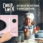 Nostalgia Retro 800-Watt Pink Microwave Oven