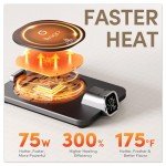 Smart Heated Coffee Mug Warmer Set with Auto Shut Off