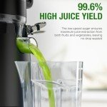 TUUMIIST Cold Press Juicer with Extra Large Feed Chute