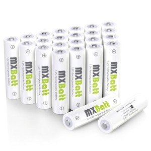High Capacity Rechargeable AA Batteries - 24 Pack