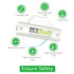 High Capacity Rechargeable AA Batteries - 24 Pack