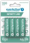 everActive Rechargeable AA Batteries 1100 mAh (4-Pack)