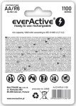 everActive Rechargeable AA Batteries 1100 mAh (4-Pack)