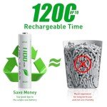 16-Pack Rechargeable AAA Batteries with Storage Case