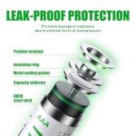 16-Pack Rechargeable AAA Batteries with Storage Case