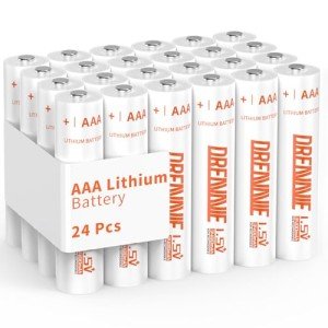 DREAMME 24 Pack Lithium AAA Batteries 1200mAh