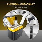 OPSO 8-Pack Rechargeable AA Lithium Batteries with Charger