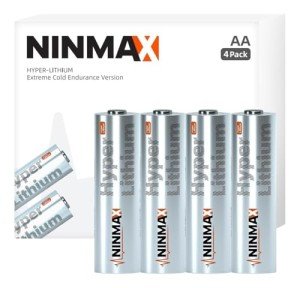 NINMAX® Hyper Lithium AA Batteries, 4 Pack