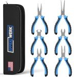 6-Pc Mini Pliers Set for Crafts and Repairs