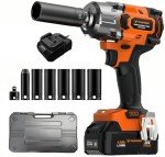 PARRIOR 20V Cordless Impact Wrench with Battery