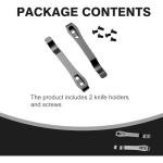 2 Pack Deep Carry Pocket Knife Clips
