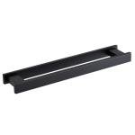 LANC Matte Black Wall-Mounted Towel Bar 16-Inch