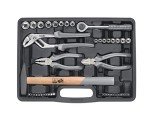 Sturdy Tool Case with 63-Piece Tool Set