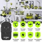 Nicetoro 18V 3.0Ah Battery for Ryobi Tools