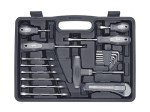 Sturdy Tool Case with 63-Piece Tool Set