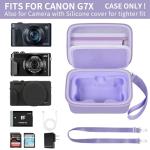 Purple Camera Case for Canon PowerShot G7X/SX740
