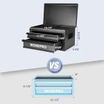 WORKPRO Heavy-Duty 15-Inch Metal Tool Box