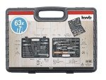 Sturdy Tool Case with 63-Piece Tool Set