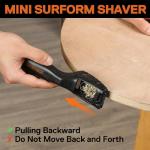 JORGENSEN Mini Wood Plane with Sharp 65MN Blade