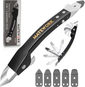 Matework 4-in-1 Stainless Steel Caulking Tool