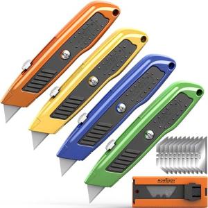 HORUSDY Heavy Duty Box Cutter Utility Knife Set