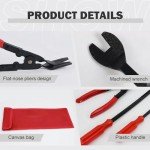 3PCS Car Clip Pliers and Fastener Removal Set