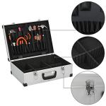 Lockable Aluminum Tool Suitcase for Easy Storage