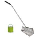 Stainless Steel Sand Flea Rake with Curved Handle