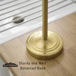 Hoimpro 17" Gold Free Standing Towel Rack