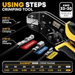 Versatile Crimp Tool Kit with 20 Connector Types