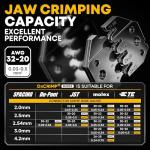 Versatile Crimp Tool Kit with 20 Connector Types