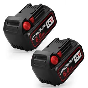 4-Pack 6.0Ah Lithium-ion Milwaukee M18 Batteries