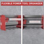Power Tool Organizer with Charging Station & Hooks