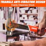 Vanquish 14oz Titanium Framing Hammer with Grip