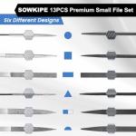SOWKIPE 13-Piece Premium Needle File Set