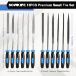 SOWKIPE 13-Piece Premium Needle File Set