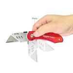 Lightweight Red Folding Utility Knife by Amazon Basics