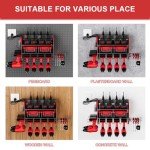 Power Tool Organizer with Charging Station & Hooks