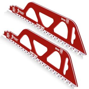 Carbide Reciprocating Saw Blades for Masonry (2-Pack)