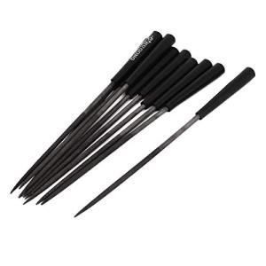 3mm Round Rasp File with Plastic Handle - 10 Pack