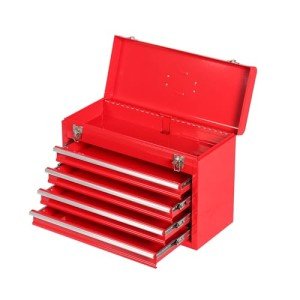 TANKSTORM Portable Steel Tool Chest, 4 Drawers