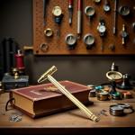 6-in-1 Mini Brass Hammer with Screwdriver Tool