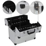 Aluminum Tool Case with 6 Trays and Handle