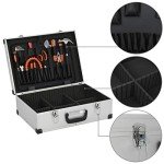 Aluminum Tool Case with 6 Extendable Trays