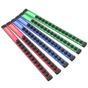 6-Piece Magnetic Socket Organizer Set with Swivel