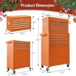 Mobile 13-Drawer Tool Chest with Rolling Wheels