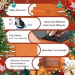 Mobile 13-Drawer Tool Chest with Rolling Wheels