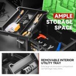 17-Inch Portable Tool Box with Removable Tray