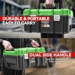 17-Inch Portable Tool Box with Removable Tray