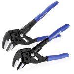 WORKPRO Adjustable Pliers Wrench Set, 7 & 10-Inch